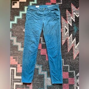 Gap Women’s Blue Corduroy Legging Jean 28/6R